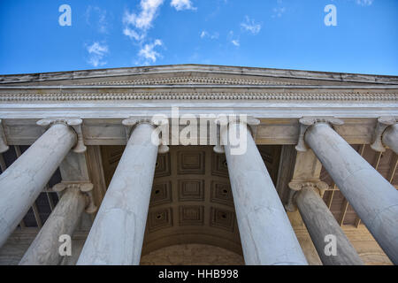 Washington DC, USA. Columns of the Thomas Jefferson Memorial. Stock Photo