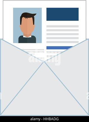 cv or resume related icons image vector illustration design Stock Vector