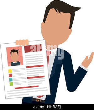 cv or resume related icons image vector illustration design Stock Vector