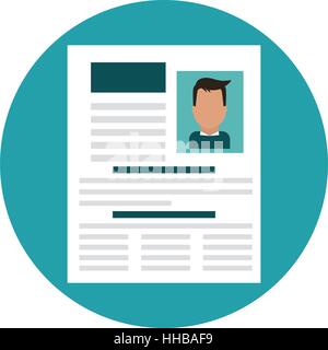 cv or resume related icons image vector illustration design Stock Vector