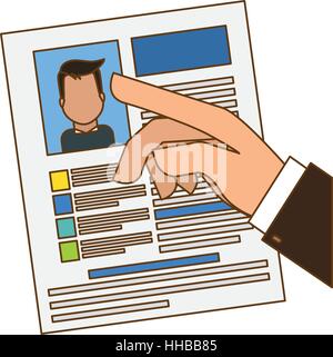 cv or resume related icons image vector illustration design Stock Vector