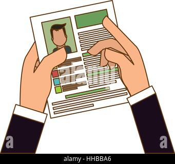 cv or resume related icons image vector illustration design Stock Vector