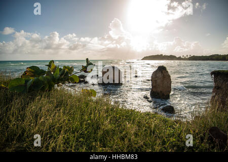 View of St. Felix beach Stock Photo