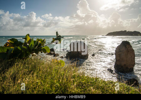 View of St. Felix beach Stock Photo