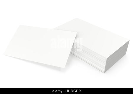 White blank business cards mockup template on the wooden table. 3d  illustration Stock Photo - Alamy
