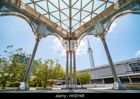 National Mosque (Masjid Negara Mosque) (Grand Mosque), Kuala Lumpur, Malaysia Stock Photo