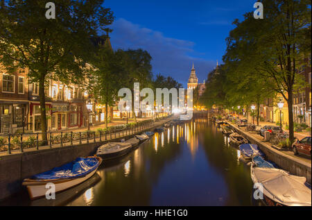 Spiegelgracht canal, Amsterdam, Netherlands, Europe Stock Photo - Alamy