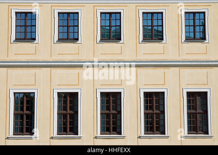 historic facade in dresden Stock Photo
