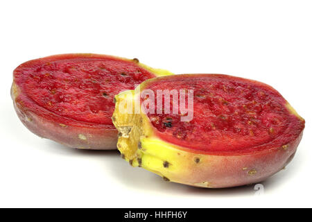 prickly pear isolated on white background Stock Photo