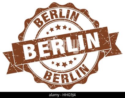Berlin round ribbon seal Stock Vector Image & Art - Alamy