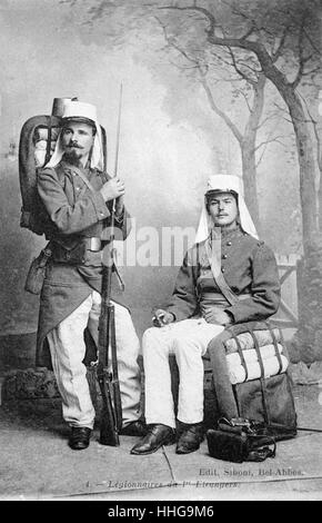 French Foreign legion soldiers in Algeria 1915 Stock Photo