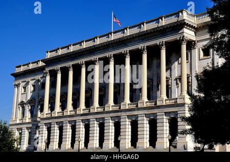Washington, DC - April 10, 2014:  The House of Representatives wing of the United States Capitol Building Stock Photo
