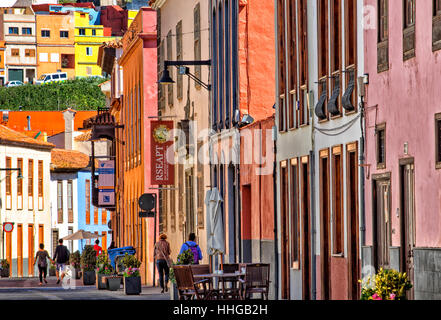 Street in San Cristobal de la Laguna, Tenerife Stock Photo