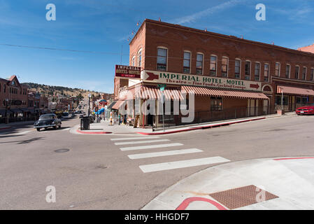 Downtown Cripple Creek, Colorado Stock Photo