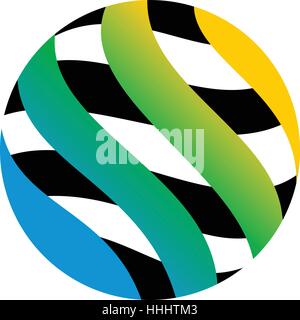 Global Technology Solutions Stock Vector