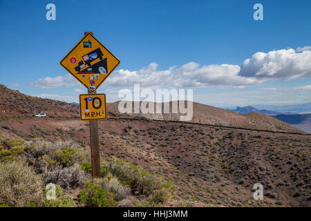 Mountain pass on Dante's View, Death Valley National Park, California, USA Stock Photo