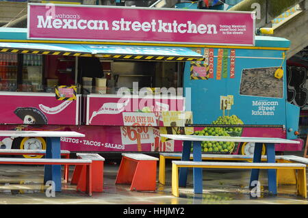 Mexican street food van Stock Photo