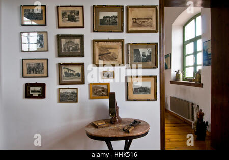 Railway station, museum, Volos, Magnisia, Thessaly, Greece Stock Photo