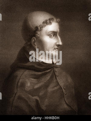 Francisco Jiménez de Cisneros, 1436-1517, known as Ximenes de Cisneros,  a Spanish cardinal Stock Photo