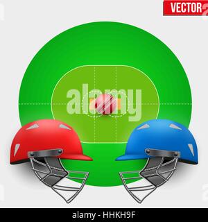 Background of Cricket competition Stock Vector