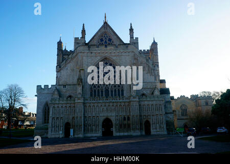 EXETER CATHEDRAL Stock Photo
