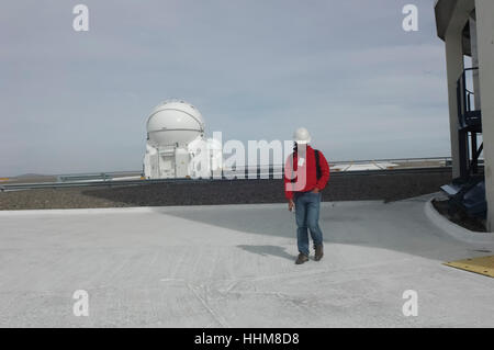 Cerro Paranal, Chile - April 01, 2007: Visit to Cerro Paranal Observatory Stock Photo