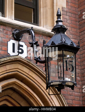 Traditional lamp in Lincoln's Inn, London Stock Photo