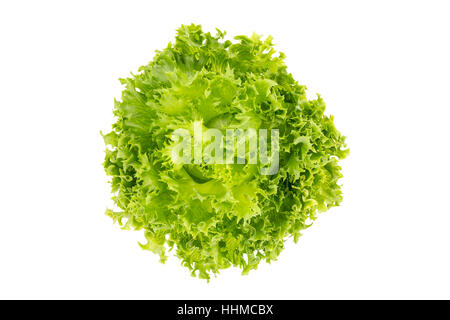 Top view of Salad leaves, Frillice Iceberg Stock Photo