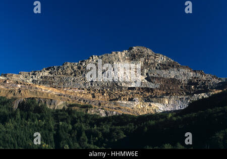 Styrian Erzberg, Austria, Styria, Eisenerz Stock Photo