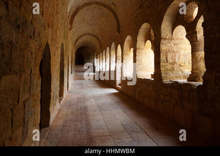 Le Thoronet Abbey, former Cistercian abbey, Var, Provence-Alpes-Côte d'Azur, France Stock Photo