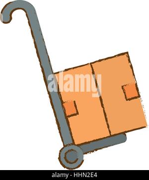 cargo shipping or handling related icons image Stock Vector