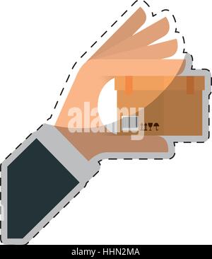 cargo shipping or handling related icons image Stock Vector