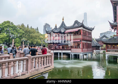 Yu Yuan Gardens, Shanghai, China Stock Photo