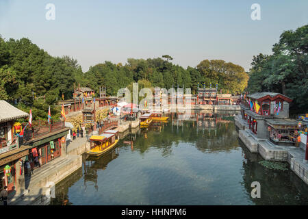 Suzhou Jie at the Summer Palace, Beijing, China Stock Photo