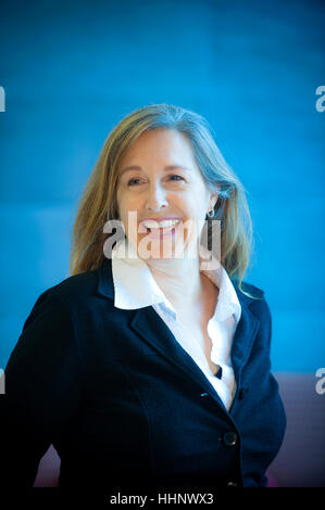 Portrait of smiling Caucasian businesswoman Stock Photo