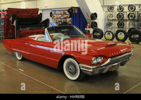 Pittsburgh, USA. 20th Jan, 2017. World of wheels Pittsburgh PA. 1964 Thunderbird shown by current owner Credit: Chris Hayworth/Alamy Live News Stock Photo