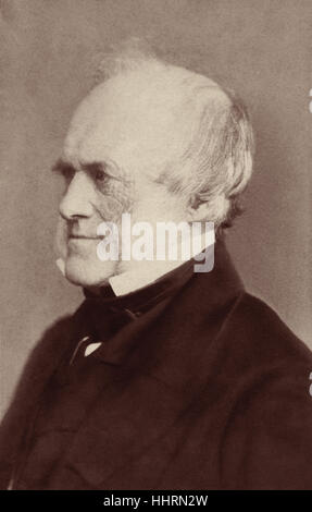 Sir Charles Lyell, 1st Baronet, FRS (1797-1875) was a British lawyer and the leading geologist of his day. (Photo by Elliott & Fry, c1869) Stock Photo