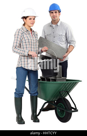 blue, photo, camera, bucket, backdrop, background, woman, blue, craftsman, Stock Photo