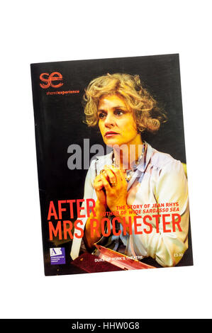 Programme for the 2003 production of After Mrs Rochester by Polly Teale at the Duke of York's Theatre. Stock Photo