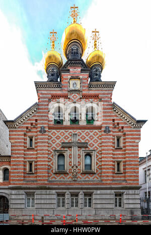 The Alexander Nevsky Church is the only Russian Orthodox church in Copenhagen. Stock Photo