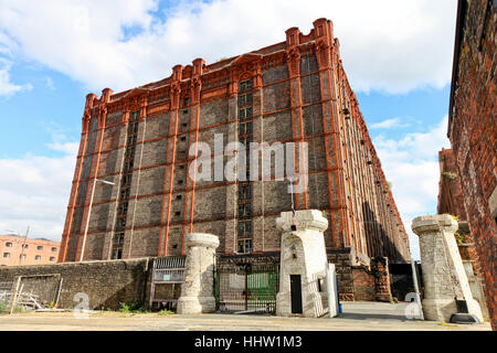 The Stanley Dock Tobacco Warehouse, the worlds largest brick warehouse. Liverpool England Stock Photo