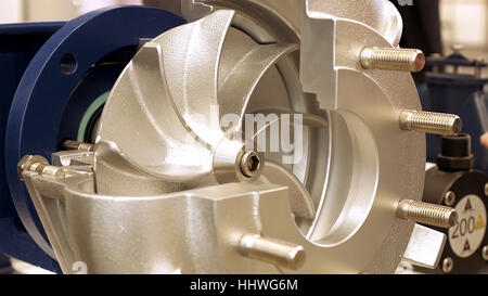 Rotor turbine electric pump for water or liquid Stock Photo