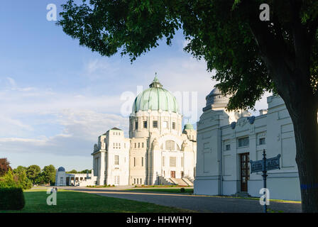 Wien, Vienna: Central cemetery; Dr. Karl Lueger - Church (Karl-Borromäus-Kirche), 11., Wien, Austria Stock Photo