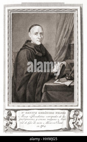 Benito Jerónimo Feijoo (1676-1764), Ensayista Español Stock Photo - Alamy