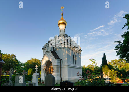 Wien, Vienna: Central cemetery; Russian Orthodox Church, 11., Wien, Austria Stock Photo