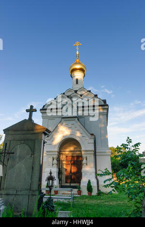 Wien, Vienna: Central cemetery; Russian Orthodox Church, 11., Wien, Austria Stock Photo