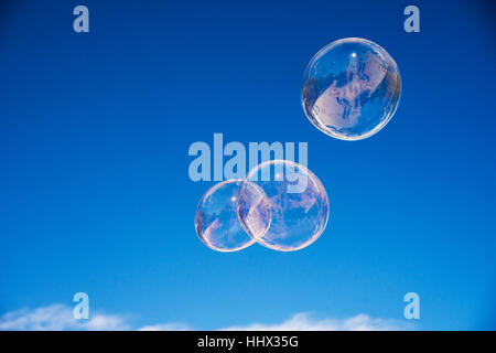 Floating Bubbles Stock Photo