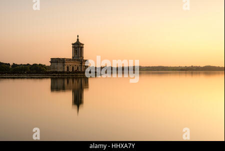 Normanton Church on Rutland Water, Leicestershire Stock Photo