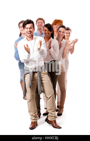 woman, cooperator, teamwork, blue-collar employee, team, section, selections, Stock Photo
