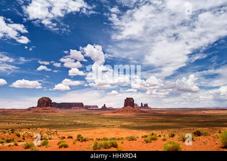 Monument Valley, Arizona desert landscape Stock Photo